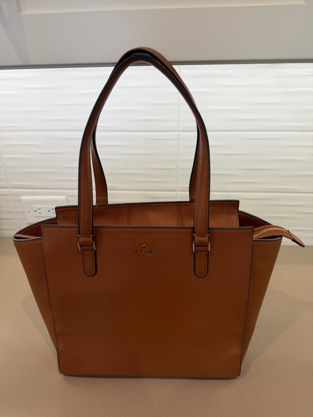 kate spade Brown Leather Tote Bag